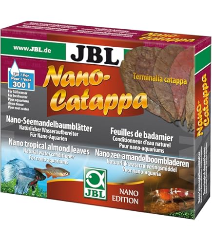 Catappa-bladeren voor aquaria, waterbed en garnalenbladeren, natuurlijke waterbehandelingsbladeren, amandelbladeren, fabrikant van habitat, 10 zakjes voor decoratie van kamartanks