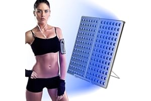 Maison Solarium Cozion 24w lampe de bronzage pliable avec 182 pièces leds auto-bronzant pour le visage et le corps avec support