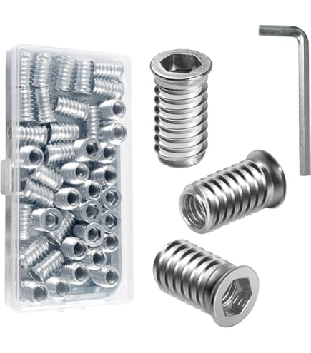 20 Dadi Rotondi Per Saldatura M6x10mm - Acciaio Inox 201 - Con Filettatura Femmina - Per Mobili, Carrelli, Veicoli - Foto 2