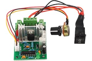 YWBL-WH 5-30V DC 6A / 150W PWM Controlador de Velocidad Regulador de Velocidad Ajustable de DC Brush Controlador de Velocidad