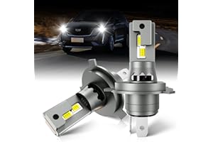 SHINYY Bombillas H4 LED 100W 22000LM, [2023 Nuevo] con Ventilador 6500K Blanco 12V Bombilla LED H4 HB2 9003 Faros de Coche para Luz de Cruce y Carretera, 1:1 Reemplace Lámparas Halógenas y Xenón, 2PCS