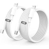 BSTOEM USB C to Lightning Cable, 1M+2M iPhone Charger Cable Fast Charging | Type C to Lightning Cable for iPhone 14 13 12 11