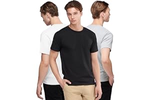 NUQLO T-Shirt Uomo | Pacchi Risparmio | 100% Cotone | Pacco Tshirt Manica Corta | Magliette Basic | Casual - Palestra - Sportivo - Urban | Multipack Idea Regalo | Pack 2 | Pack 3 | Pack 5 | No Logo