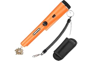 Homealexa Détecteur de Métaux Pinpointer, Metal Detector Accessoires de Détection de Pointeur de Métal Etanches à l'eau et à Balayage IP66 pour Chasse aux Trésors en Pièces