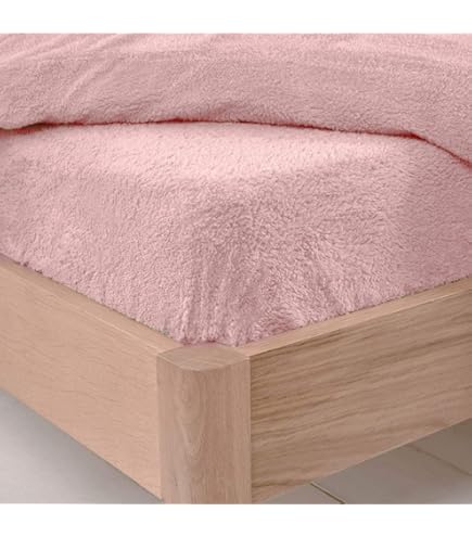 Housse De Couette Polaire Rose Cœur Arc-en-ciel - Lit Simple 140x200 Cm - Douce, Colorée, Pour Fille - Bedlam