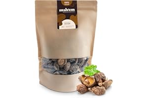 MSHRM Champignons Shiitake séchés 200g - Classe 1 - Champignons séchés durables de la plus haute qualité pour cuisiner et manger - Shitake séchés - Champignons chinois