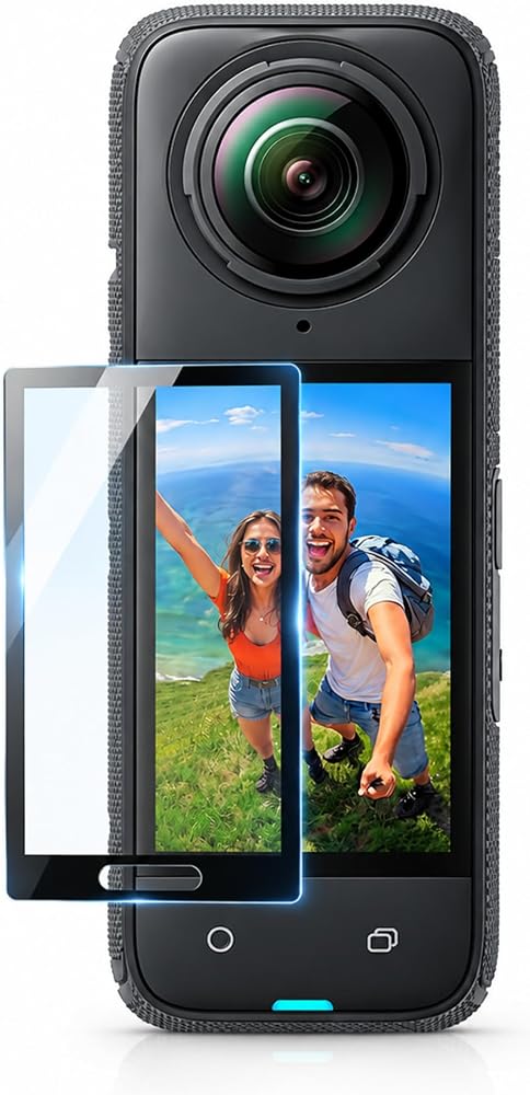 Coverzone Insta360 X5 ile Uyumlu Nano Jel Tam Ekran Koruyucu | Tam Ekran Kaplama, AR Yansıma Önleyici, AF Oleofobik Yüzey, Parmak İzi ve Çizilme Önleyici Pürüzsüz Yapı