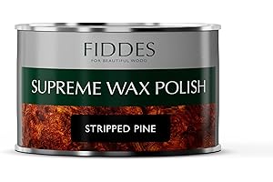 Fiddes 5060147670011 Supreme Wax Polish 400 ml-Stripped Pine