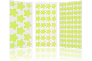 Nordstern Confezione da 100 stelle luminose, cielo stellato, decorazione per cameretta dei bambini e cameretta dei bambini, adesivi luminosi a forma di stelle per bambini