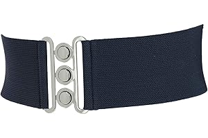 FASHIONGEN - Cintura donna 7,50 cm larga e Elastica, fatto in Francia, GLORIA