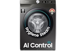 Samsung 7 kg, 5 Star, AI Control, Wi-Fi, Digital Inverter, Motor, Fully-Automatic Front Load Washing Machine (WW70T502NAN1TL,