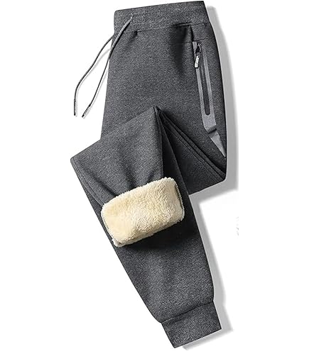 Unisex Fleece Gevoerde Waterdichte Broek, Unisex Fleece Joggingbroek, Winterwarme Broek, Zachte Fleece Gevoerde Joggingbroek joggingbroek (Color : Black B, Size : 3XL