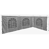 Quick-Star Lot De 4 Panneaux Latéraux Pour Tonnelle Nizza 3x4m - Sable