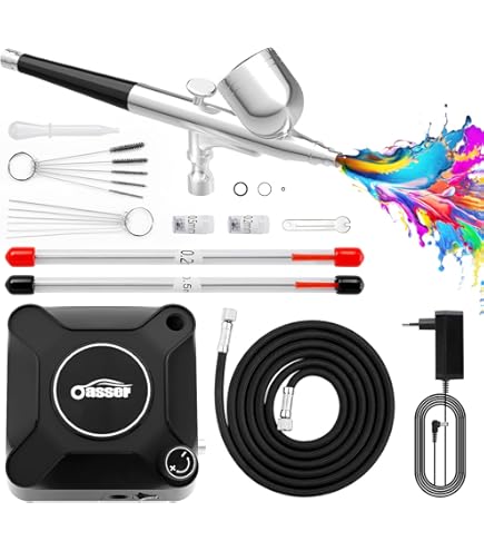 Supporto Per Aerografo A Parete - 2 Pezzi In Ferro Per Pistola A Spruzzo E Compressore - Foto 12