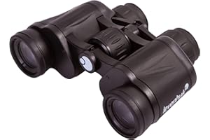 Prismáticos Levenhuk Atom 8x30 Resistentes al Agua con Óptica de Vidrio BK-7 con Revestimiento Completo, Correa y Bolsa de Transporte, se Pueden Instalar en un Trípode