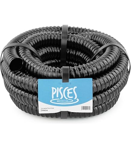 Sourcing Map 1.8 M 17 X 20 Mm PVC Flexible Corrugated Conduit Tube For Garden,Office White