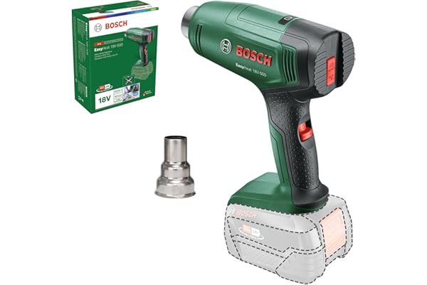 Bosch 18V System Décapeur thermique sans fil EasyHeat 18V-500 (avec buse de réduction)
