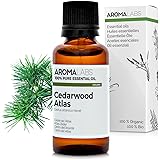 BIO - Olio essenziale CEDRO DELL'ATLANTE - 30mL - 100% Puro, Naturale, Chemiotipizzato e Certificato AB/Cosmos - AROMA LABS (