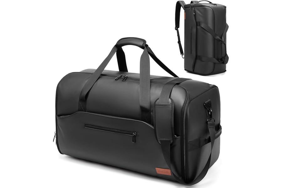 Garment Duffle Bags for Travel,Moulyan Convertible Carry on Garment Bag with Shoe Compartment,3 in 1 Waterproof Travel Suit Bag with Shoulder Strap for Men Women