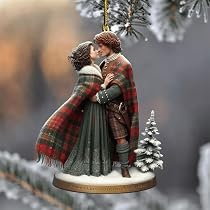 Ornement Christmas Outlander - Décoration Arbre De Noël - Acrylique 3.15" - Cadeau Fan De La Série