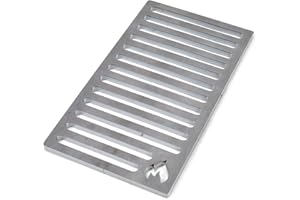GRILLROST.COM DAS ORIGINAL Grille de poêle en Acier Massif - Plus Durable Que Les grilles en Fonte - pour poêles et cheminées