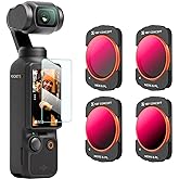K&amp;F Concept Osmo Pocket 3 ND/PL filtre seti, 4'l&uuml; paket manyetik ND8/PL, ND16/PL, ND32/PL, ND64/PL filtre DJI Osmo Pocket 3 i