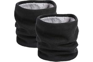 I Kua Fly Loop Schal Damen Herren Thermal Fleece Schlauchschal Winter Neckwarmer Herren Halstuch Winddicht Sportschal Halswärmer für Fahrrad Motorrad Skifahren