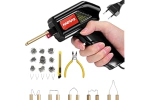KAEFUYS Kunststoff Schweißgerät 170W 2 in 1 Auto Stoßstange Reparaturset mit 805PCS 7 Arten Klammern Hot Hefter Schweißer Reparatur Set kunststoff Schweißen Maschine für Auto Stoßstange Kajak