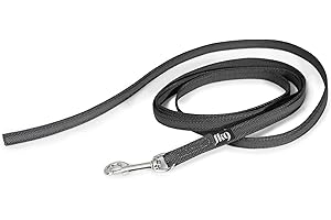 JULIUS-K9 Color & Gray Super-Grip Leash without Handle, 14 mm x 2 m, Black-Gray