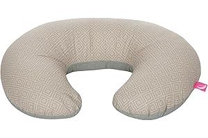 MOTHER HOOD Motherhood Ergonomiczna poduszka do karmienia, Öko-Tex Standard 100, kwadratowa morela