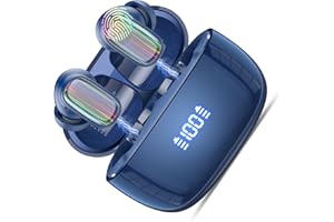 CONYAT AI Language Translation Earbuds, 3-in-1 Bluetooth 5.4 Translator Headphones with 164 Real Time Languages, 40H Ear Buds with Mic and AI APP, 7 Translation Modes Ideal for Business Learning, Blue