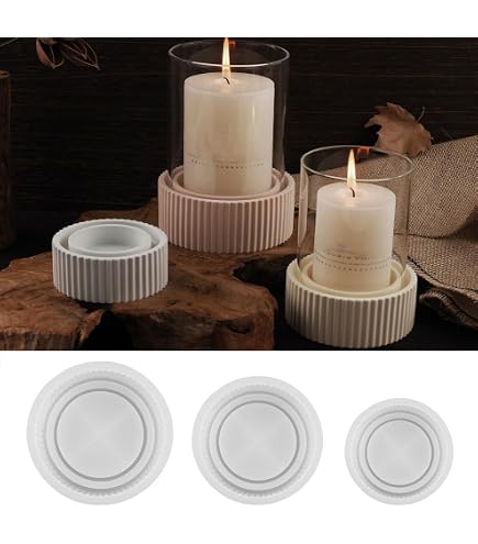 Tuuters 2 Stück Windlicht Glas ohne Boden, Glaszylinder (120 x Ø 70 mm)