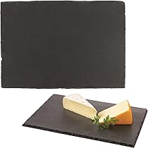 Set Piatti In Ardesia Naturale - 4 Pezzi Rettangolari 30x20 Cm - Foto 9