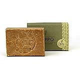 Sapone di Aleppo Originale con 16% Olio d'Alloro - Prodotto a mano in Turchia con Ricetta Tradizionale - Aleppo Puro e 100% N