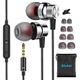 Auricolari,Cuffie Magnetici Sport,Auricolari in-Ear con Microfono,Resistente al Sudore,Isolamento del Rumore,Alta Definizione,Bassi Potenti,per