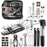 Hutglcfpy 41 Pieces Multifunction Tools Bicycle Portable Multitool Bicycle | Chain Repair Tire Repair Bottom Bracket Removal