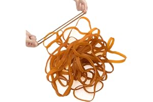 HAO ZHU 50 Pcs Large Elastic Bands,Heavy Duty Thick rubber Elastic Bands,Strong Thick Elastic Rubber Bands Set for Home School Office Bank Supplies
