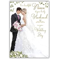VORAGA to A Beautiful Niece & Your Lovely Husband Wedding Day Card ...