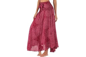 Adigaber Womens 2in 1 Vintage Maxi Skirt Floral Print Bohemia High Waist Summer Long Dresses Elegant A-Line Skirt for Party Beach Photos