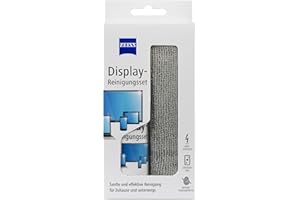 ‎ZEISS Zeiss Display-Reinigungs-Spray mit 30ml Inhalt inklusive einem Mikrofasertuch zur sicheren & effektiven Reinigung optischer Flächen - alkoholfrei - antistatisch, weiß, 606240