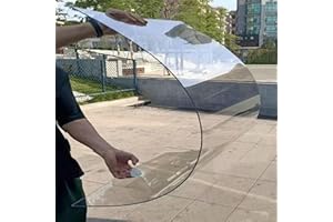 NIANXINN Plaques pour Toiture en Polycarbonate,Feuille de Plastique Transparente Légère,Panneau Durable PC,Porte D'entrée Auven,Anti-UV,pour Toits,Garage,Marquise,Serre et Enclos (0.6x2m)