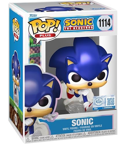 Funko POP Oyunları #854 Sonic The Hedgehog Sınırlı Sayıda Floklu