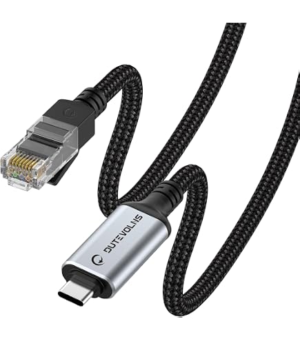 Adattatore Lan Ethernet USB 3.1 Tipo C A 2.5G Rj45 Per MacBook Pro/Aria - copertina