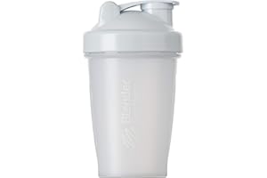 BLENDER BOTTLE BlenderBottle Classic Shaker | Shaker Protéine | Bouteille d'eau |Blenderball | 590ml - blanc