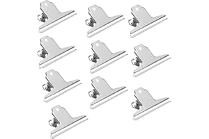 Alco-Albert 773S27 - Fermacarte in metallo, 10 pezzi, 150 mm, nichelato