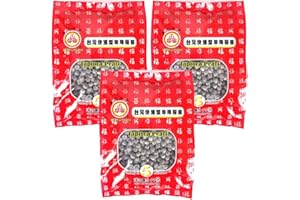 WaNaHong Bubble Tea Black Tapioca Pearl 1KG (Pack of 3) Total 3KG