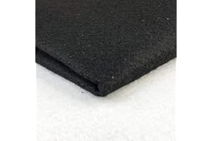 DISCOVER LIFESTYLE & FASHION FABRICS Black Craft Felt Fabric Premium Material for Art Sewing Festive Decorations DIY Art Decor Table wear | 60” – 150 cm Wide | Sold by The Metre