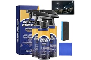 GENERIC Sopami Car Coating Spray, 3 in 1 Multi-Functional Quick Effect Coating Agent, Advanced Car Ceramic spray coating, Waterless Wash and Wax Spray for Cars, Long-Lasting Shine and High Protection (3PCS)