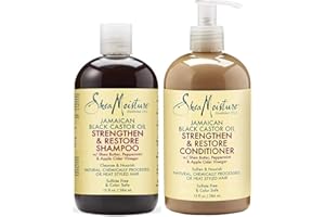 Shea Moisture - Jamaikanisch Schwarz Rizinus Öl Shampoo & Conditioner Set