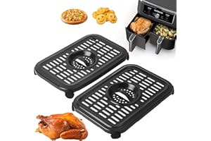 GCQ Friteuse à Air Pour Friteuse à Air Ninja, 2 Paquets de Remplacement Friteuse à Air Avec Tampon en Caoutchouc Pour Ninja FoodI DZ201 DZ100 et Autres Friteuses à Air